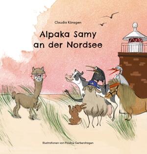 neues Buch – Claudia Könsgen – Alpaka Samy an der Nordsee