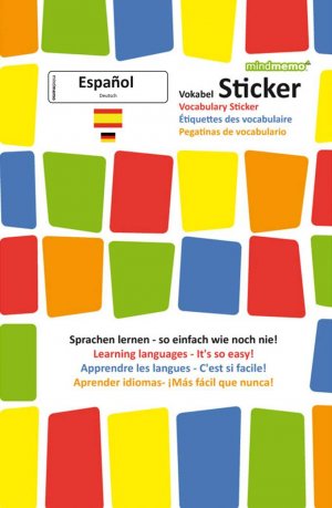 ISBN 9783954130399: mindmemo Vokabel Sticker - Grundwortschatz Spanisch / Deutsch - 280 Vokabel Aufkleber für Kinder und Erwachsene - Spanisch lernen leicht gemacht Lernhilfe Lernsticker Sprachsticker