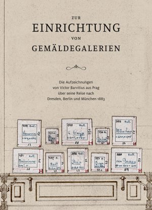 ISBN 9783954985777: Zur Einrichtung von Gemäldegalerien – Die Aufzeichnungen von Victor Barvitius aus Prag über seine Reise nach Dresden, Berlin und München 1883