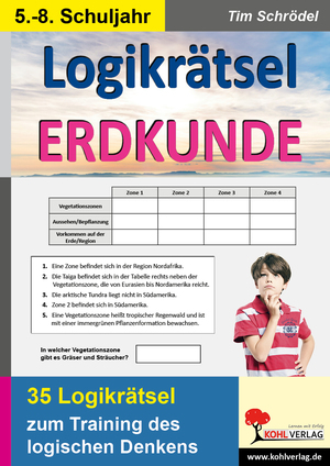 ISBN 9783955130756: Logikrätsel Erdkunde - Pfiffige Logicals zum Training des logischen Denkens