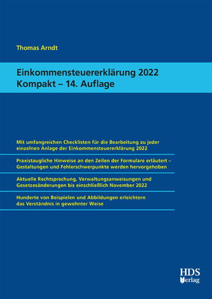 ISBN 9783955548445: Einkommensteuererklärung 2022 Kompakt