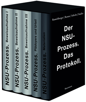 ISBN 9783956140952: Der NSU Prozess: Das Protokoll Band 1-3. Beweisaufnahme I-III, Band 4: Plädoyers und Urteil, Band 5: Materialien