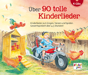 ISBN 9783957067036: Über 90 tolle Kinderlieder Paket mit 4 Audio-CDs