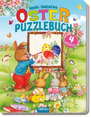 ISBN 9783957748706: Mein liebstes Oster - Puzzlebuch - 4 Puzzles, 12-teilig mit Farbvorlagen