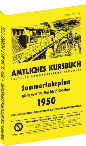 ISBN 9783959665261: Kursbuch der Deutschen Reichsbahn - Sommerfahrplan 1950 - Gültig vom 14. Mai bis 7. Oktober 1950