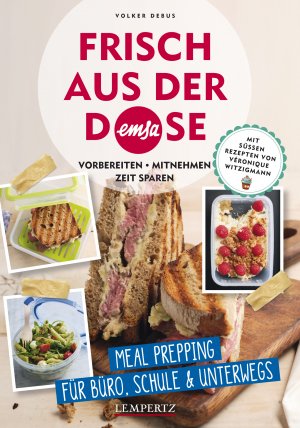 neues Buch – Frisch aus der EMSA-Dose (Set aus Buch + Dose) - Meal Prepping für Büro und unterwegs