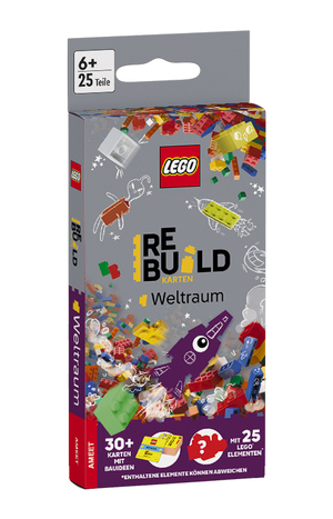 neues Buch – LEGO® - Rebuild Activity Cards - Weltraum / mit LEGO-Elementen / Taschenbuch / 32 S. / Deutsch / 2024 / AMEET Verlag / EAN 9783960808756