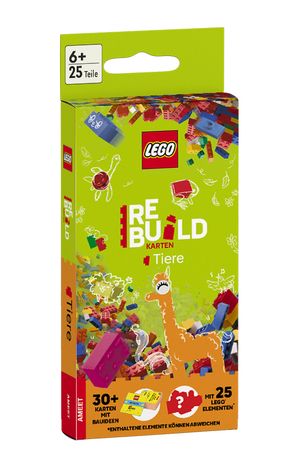 neues Buch – LEGO® - Rebuild Activity Cards - Tiere / mit LEGO-Elementen / Taschenbuch / 32 S. / Deutsch / 2024 / AMEET Verlag / EAN 9783960808831