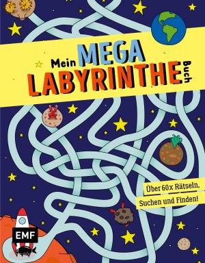 gebrauchtes Buch – Mein Mega-Labyrinthe-Buch: Über 60 x Rätseln, Suchen und Finden!