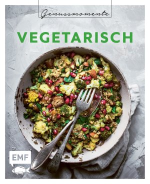 ISBN 9783960938569: Genussmomente: Vegetarisch - Schnelle und einfache Rezepte mit Gemüse – Gefüllte Paprika, Pilz-Maronen-Burger, Kichererbsenkuchen und mehr!