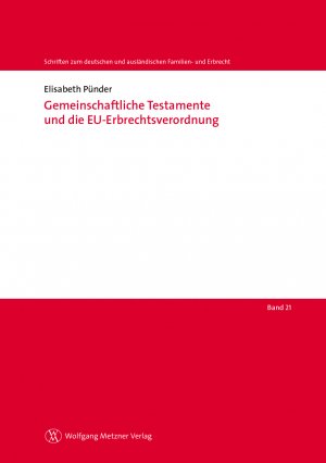 ISBN 9783961170180: Gemeinschaftliche Testamente und die EU-Erbrechtsverordnung