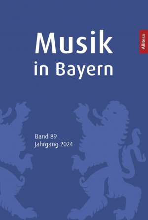 ISBN 9783962334697: Musik in Bayern. Band 88. Jahrgang 2024