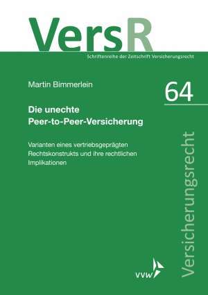 ISBN 9783963292859: Die unechte Peer-to-Peer-Versicherung - Varianten eines vertriebsgeprägten Rechtskonstrukts und ihre rechtlichen Implikationen