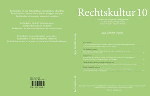 ISBN 9783963740480: Rechtskultur 10 - Legal Gender Studies