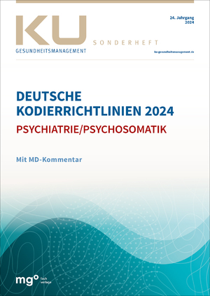 ISBN 9783964747372: Deutsche Kodierrichtlinien für die Psychiatrie/Psychosomatik 2024 mit MD-Kommentar