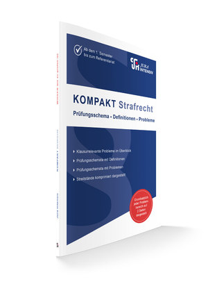 ISBN 9783967120493: KOMPAKT Strafrecht - Prüfungsschema • Definitionen • Probleme