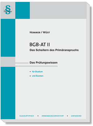 ISBN 9783968382142: BGB AT II - Das Scheitern des Primäranspruchs - Das Prüfungswissen für Studium und Examen