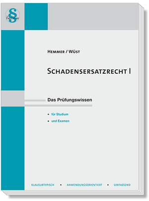 neues Buch – Karl-Edmund Hemmer – Schadenersatzrecht I | Das Prüfungswissen für Studium und Examen | Karl-Edmund Hemmer (u. a.) | Taschenbuch | Skripten Zivilrecht | 125 S. | Deutsch | 2024 | Hemmer-Wuest | EAN 9783968383156