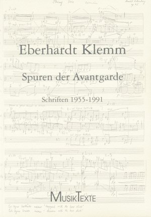 ISBN 9783980315142: Spuren der Avantgarde - Schriften 1955-1991