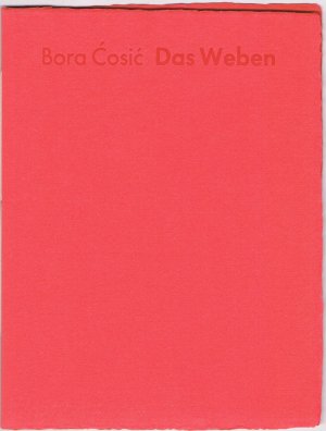 ISBN 9783980864015: Das Weben