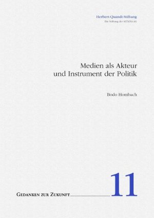 gebrauchtes Buch – Bodo Hombach – Medien als Akteur und Instrument der Politik