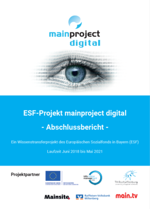 ISBN 9783981844283: ESF-Projekt mainproject digital - Abschlussbericht