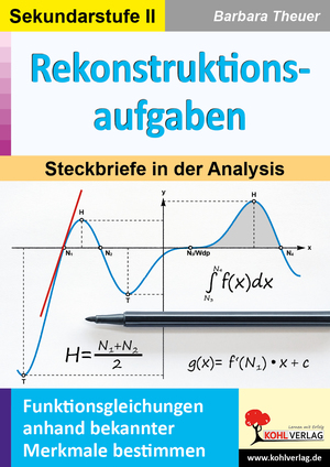 ISBN 9783985581481: Rekonstruktionsaufgaben | Funktionsgleichungen anhand bekannter Merkmale bestimmen | Barbara Theuer | Taschenbuch | 56 S. | Deutsch | 2022 | Kohl Verlag | EAN 9783985581481