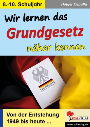 neues Buch – Holger Cebulla – Wir lernen das Grundgesetz näher kennen