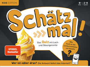 neues Buch – Schätz mal! Kids Edition | Das Quiz mit Lach- und Staungarantie I Ab 10 Jahre I 2-8 Spieler I Spiele-Block | Taschenbuch | 96 S. | Deutsch | 2024 | Naumann & Göbel Verlagsg. | EAN 9783989760073