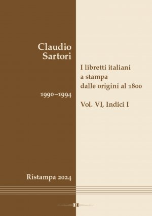 ISBN 9783990942512: I libretti italiani a stampa dalle origini al 1800. Catalogo analitico con 16 indici