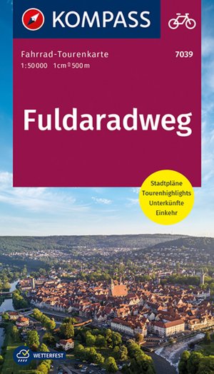 ISBN 9783991210078: KOMPASS Fahrrad-Tourenkarte Fuldaradweg 1:50.000