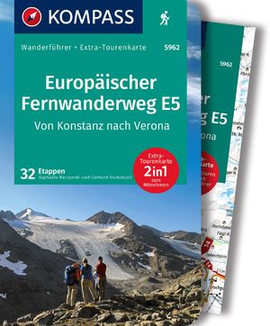 ISBN 9783991214007: KOMPASS Wanderführer Europäischer Fernwanderweg E5, Von Konstanz nach Verona, 32 Etappen mit Extra-Tourenkarte - GPS-Daten zum Download