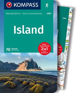 ISBN 9783991214823: KOMPASS Wanderführer Island, 70 Touren mit Extra-Tourenkarte - GPS-Daten zum Download