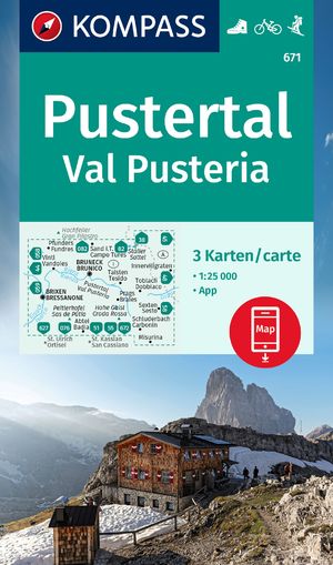 ISBN 9783991215950: KOMPASS Wanderkarten-Set 671 Pustertal, Val Pusteria (3 Karten) 1:50.000 - inklusive Karte zur offline Verwendung in der KOMPASS-App. Fahrradfahren. Skitouren