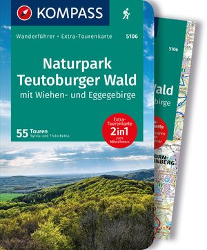 ISBN 9783991217527: KOMPASS Wanderführer Naturpark Teutoburger Wald mit Wiehen- und Eggegebirge, 55 Touren mit Extra-Tourenkarte - GPS-Daten zum Download