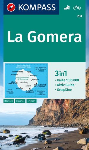 ISBN 9783991217930: KOMPASS Wanderkarte 231 La Gomera 1:30.000 - 3in1 Wanderkarte, mit Aktiv Guide und Ortsplänen. Fahrradfahren.