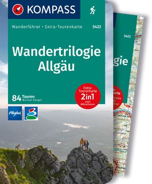 ISBN 9783991218135: KOMPASS Wanderführer Wandertrilogie Allgäu, 84 Touren mit Extra-Tourenkarte - GPS-Daten zum Download