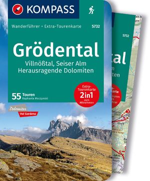 ISBN 9783991219347: KOMPASS Wanderführer Grödental, Villnößtal, Seiser Alm, Herausragende Dolomiten, 55 Touren mit Extra-Tourenkarte – GPS-Daten zum Download