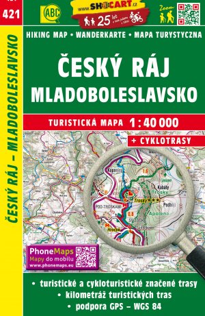 ISBN 9788072246991: Wanderkarte Tschechien Cesky raj, Mladobleslavsko 1 : 40 000