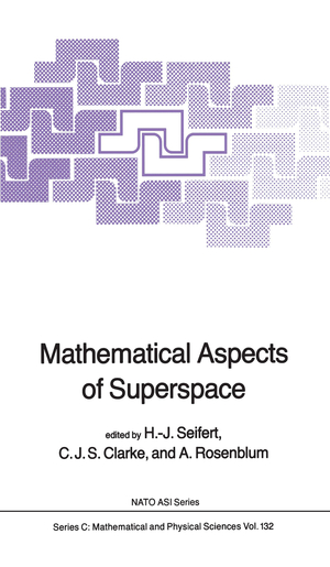 ISBN 9789027718051: Mathematical Aspects of Superspace