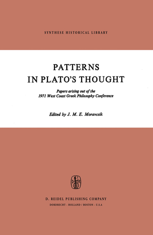 ISBN 9789401025478: Patterns in Plato´s Thought