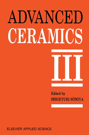 neues Buch – S. Somiya – Advanced Ceramics III