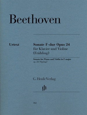 ISBN 9790201801629: Beethoven, Ludwig van - Violinsonate F-dur op. 24 (Frühling) - Besetzung: Violine und Klavier