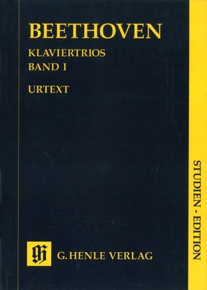 gebrauchtes Buch – Beethoven – Klaviertrios Band I, Urtext. Studien-Edition