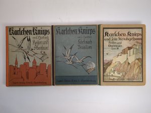 antiquarisches Buch – Ludwig Hynitzsch – Karlchen Knirps und sein Storchengespann 1-3 1: Die Errettung des großen Christoph aus der Fremdenlegion; 2: Knirps fährt nach Brasilien; 3: Knirps Reise nach der heiligen Stadt Lhassa in Tibet