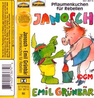 gebrauchtes Hörbuch – Janosch – Janosch - Emil Grünbär - "Pflaumenkuchen für Rebellen" - MC (Kassette) Rar OOP