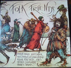 gebrauchter Tonträger – Derroll Adams, Davey Arthur – Folk Friends (Doppel-LP-Album)