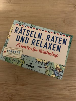 neues Spiel – Philip Kiefer/Kirsten Küsters – Rätseln, raten und relaxen - 75 Karten für Reiselustige