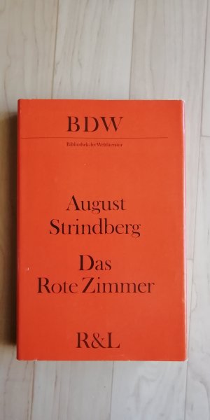 gebrauchtes Buch – August Strindberg – Das Rote Zimmer (BDW Bibliothek der Weltliteratur)