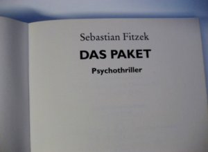 gebrauchtes Buch – Sebastian Fitzek – Das Paket - Psychothriller